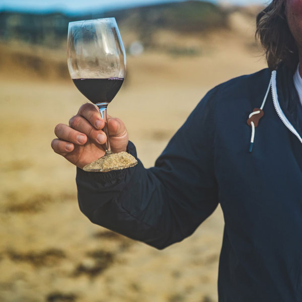 Sea Sun Pinot Noir on the beach